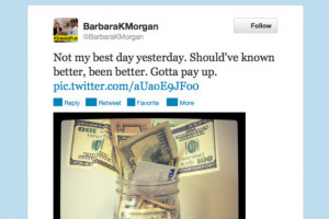 Barbara Morgan Made a Funny Joke