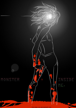 Monster inside me. by pie-man-lia