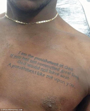 Mario Balotelli Gets Genghis Khan Quote Tattooed On His Chest