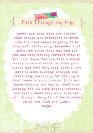 Push through the Pain
