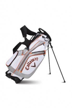 Callaway Golf 2014 Chev Carry Stand Bag - White/Grey/ Orange
