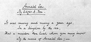 (poem) The Bells (poem) Eureka (prose poem) Annabelle Lee (poem ...