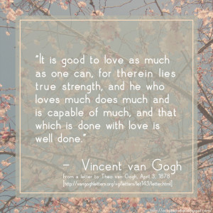 Van Gogh on Love and Work