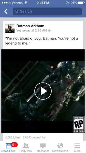 Re: New Arkham knight quote