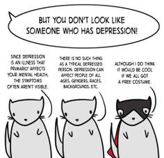 concur. Costumes are cool. :0) Symptoms of depression are not ...