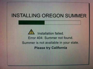 Oregon Summer Fail