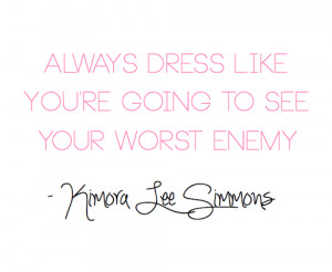fashion, girly, kimora lee simmons, love, pink, quote, quotes, style