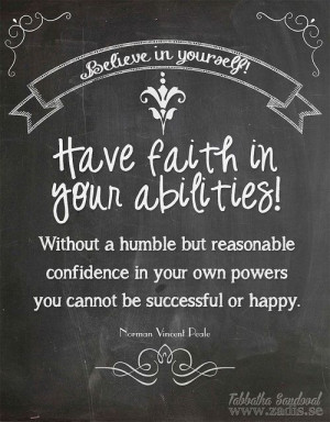 Believe in yourself Motivational Quote