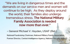... families also undergo tremendous stress. The National Military Family