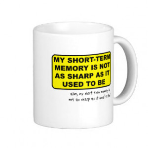 Short Term Memory Funny Mug
