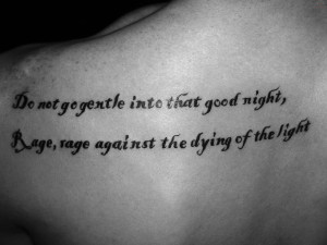Quote Tattoos on Shoulder For Women