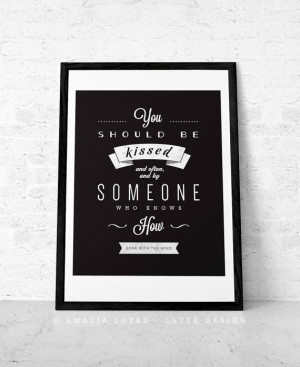 Love print Movie quote print. Gone with the wind quote Typography ...