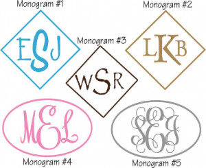 Diamond Style Monogram W