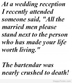 Wedding Reception Joke