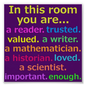 Classroom Inspirational Poster