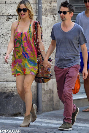 Kate Hudson and Matthew Bellamy Sightseeing in Rome