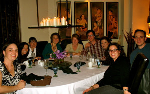 From left to right: Ginny, Kat, Meryl, Natalie, myself, BEN, Sharon ...
