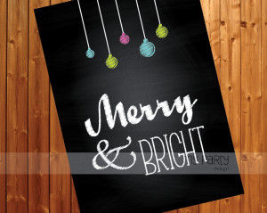 Christmas Chalkboard Prints