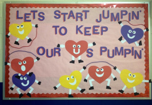 Jump rope for heart bulletin boardSchools Nursing, Schools Stuff ...