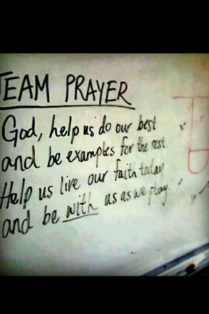 Team prayerTeam Prayer
