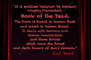 Evil Dead Book of the Dead Sam Raimi Goth by JenniferRoseGallery, $20 ...