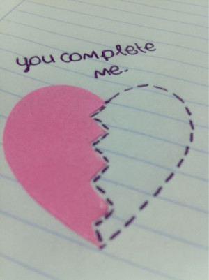 You complete me.♥️: Quotes, Complete