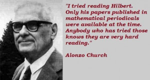 Alonzo church quotes 1