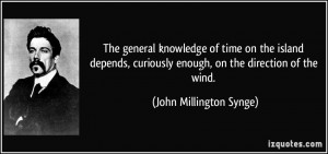 The general knowledge of time on the island depends, curiously enough ...