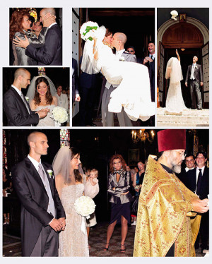 3lzyxsasha Alexander & Edoardo Ponti Wedding Church Photos picture