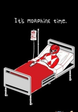 Power Rangers on morphine drip.