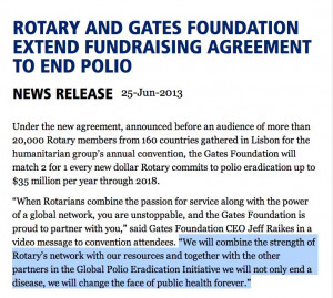 Gates Foundation extended fundraising agreement to end polio through ...