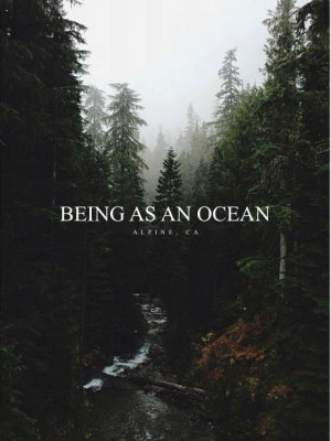 Being As An Ocean Trees and River Landscape Poster