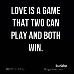 Love Game That Two Can Play
