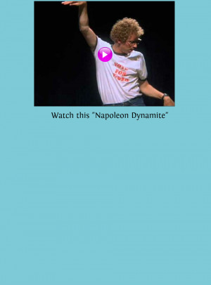 Napoleon Dynamite Dancing Napoleon dynamite dance