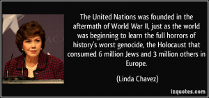 The United Nations was founded in the aftermath of World War II, just ...