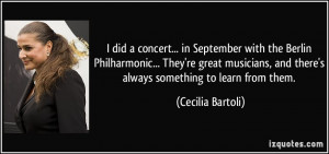 More Cecilia Bartoli Quotes