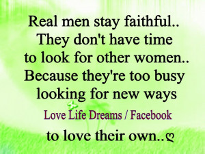 Faithful Man Quotes