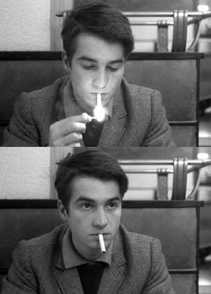 Jean Pierre Leaud, I have the biggest crush on this man.