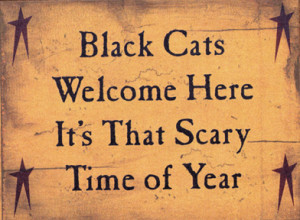 black cats sayings block you won t mind if black