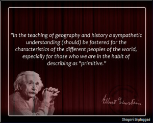 In the teaching of geography and history a sympathetic understanding ...