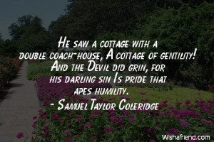 Pride And Humility Quotes Humility-he saw a cottage with