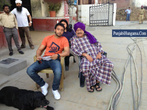 Gill And Bollywood Indian Actor Om Puri In Nabha Bagrian Punjab ...