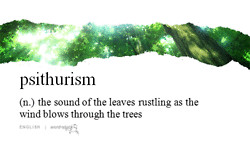 ... english thousand blow noun whisper rustling CRISP rustle psithurism