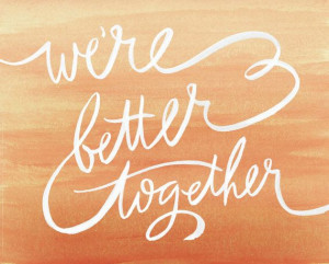 We're better together. http://www.etsy.com/shop/ohmydeer