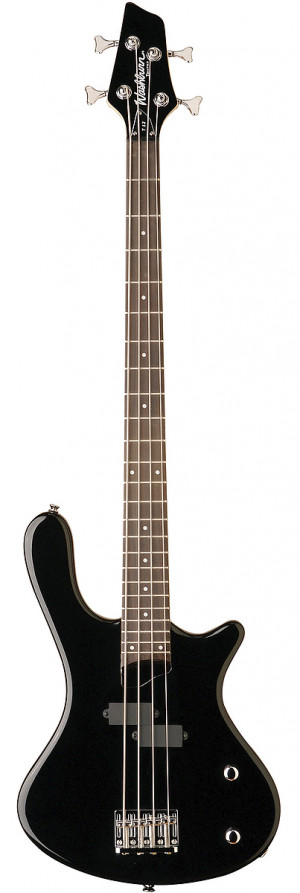 Washburn T12 Electric Bass Guitar - Black