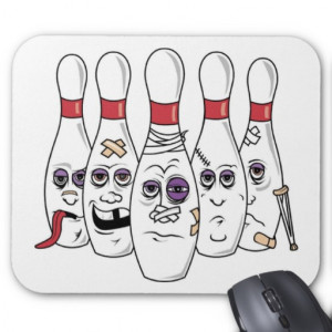 Funny Bowling Mousepads