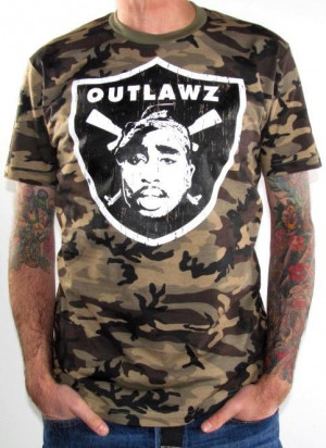 Tupac Shakur T-Shirt - Outlawz