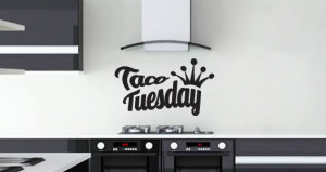 Taco Tuesday decals