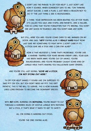 So This Poster Is Hanging In A Therapist's Office. And It Has Saved ...