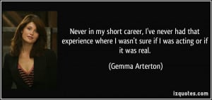 More Gemma Arterton Quotes